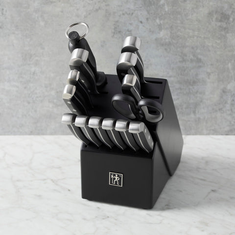 Henckels Statement steak knives set delivers even portions at the table