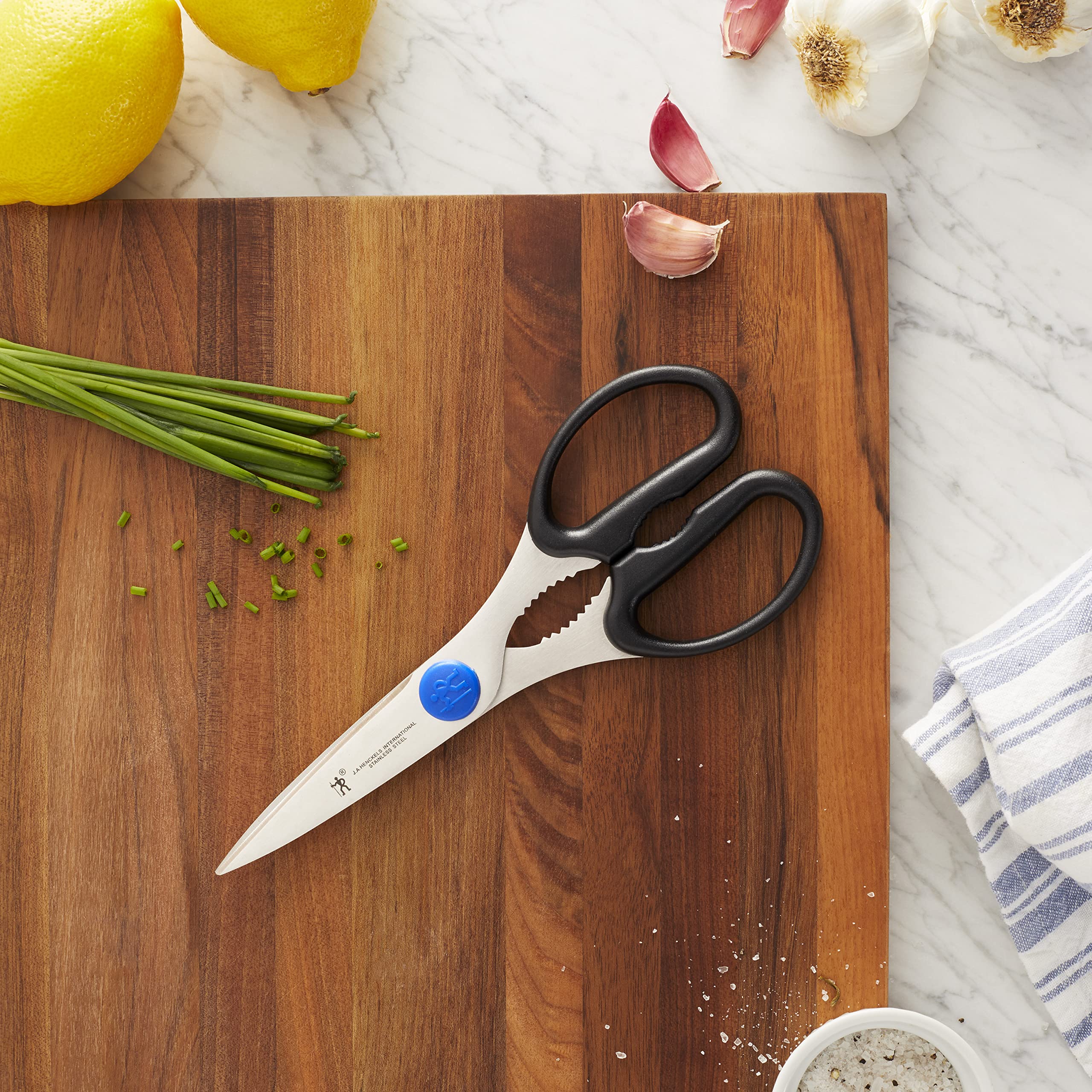 HENCKELS Take-Apart Kitchen Shears handle grip for comfortable non-slip control