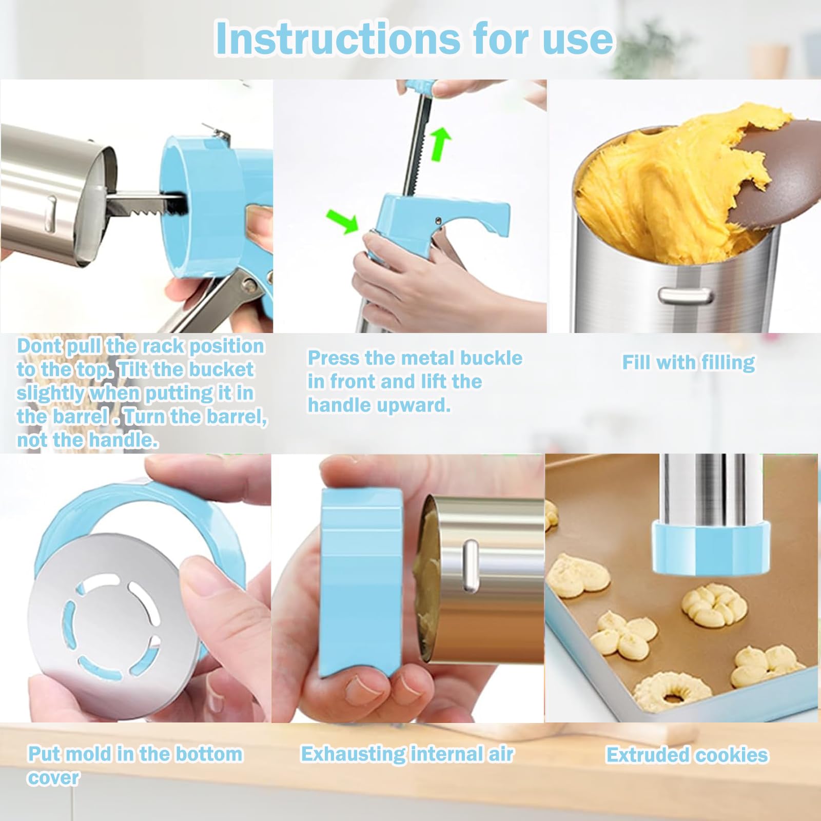 Hendiy cookie press ideal for holidays and parties