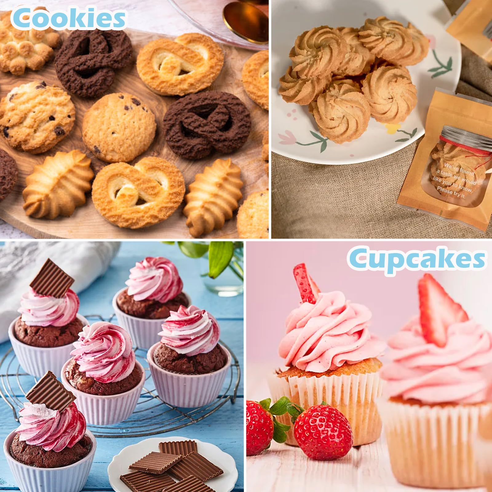 Quick-clean tools included with Hendiy cookie press