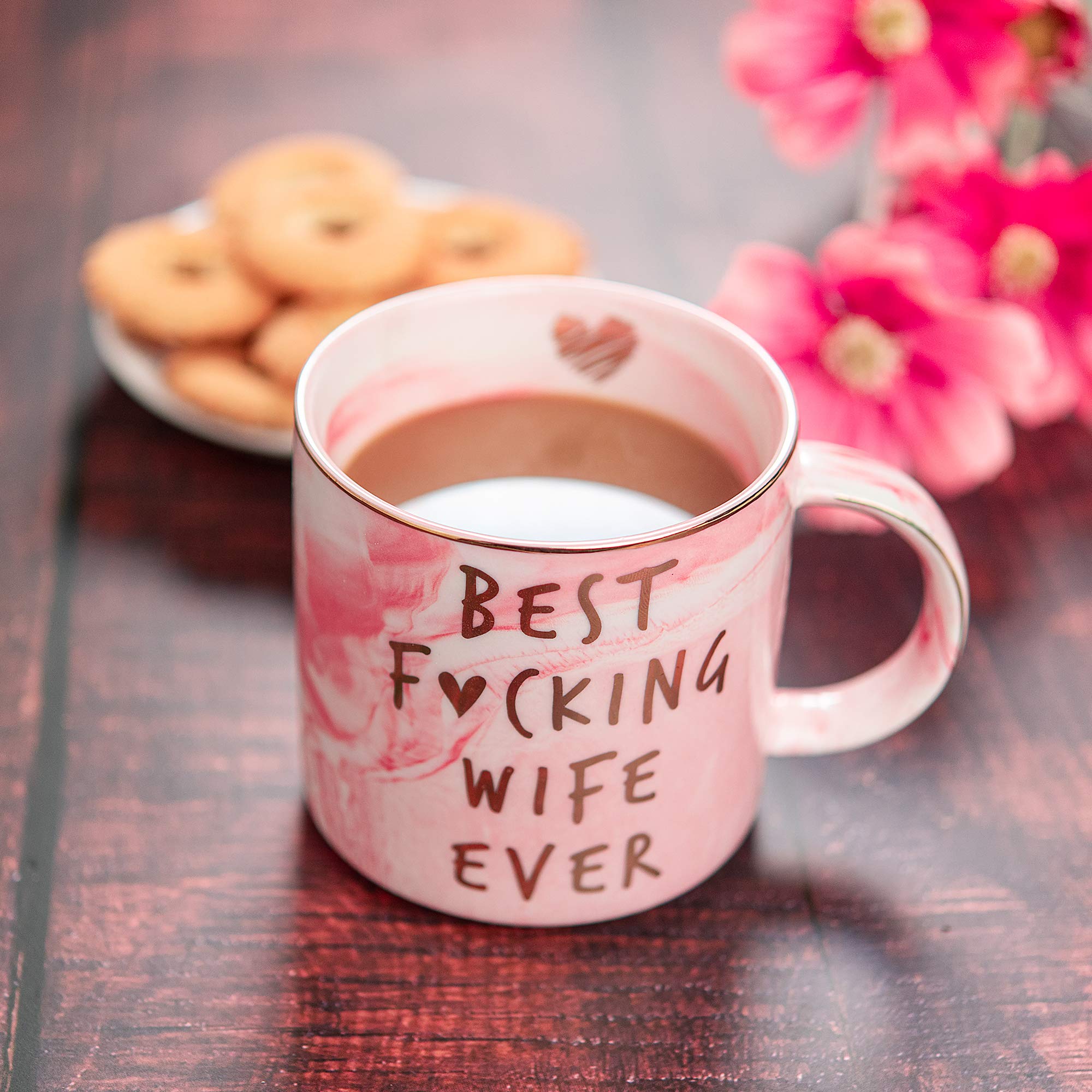 Hendson marble mug on kitchen scene for daily use