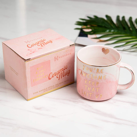 Hendson big-size ceramic coffee mug for uninterrupted refills and generous sips.