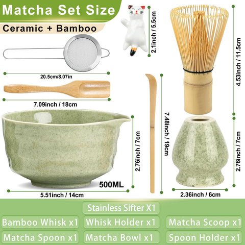 HengLiSam bamboo whisk with 76 bristles for smooth, frothy matcha.