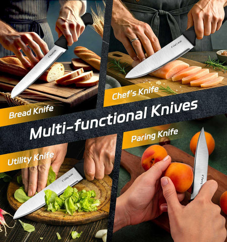 HENKELIVING bread knife smoothly cuts crusty loaves