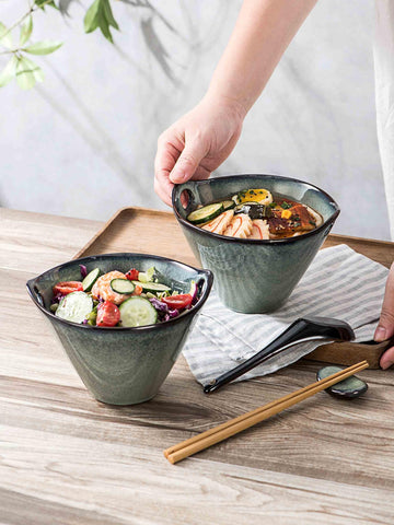 Henten Home ramen bowls are microwave and dishwasher safe for convenience.