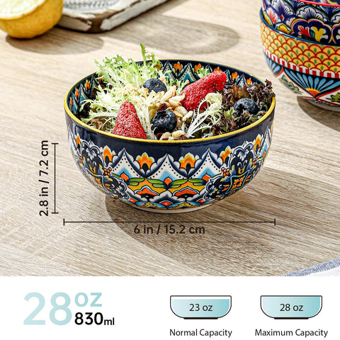 HENXFEN LEAD 28oz bowls shown for hearty soups and noodles