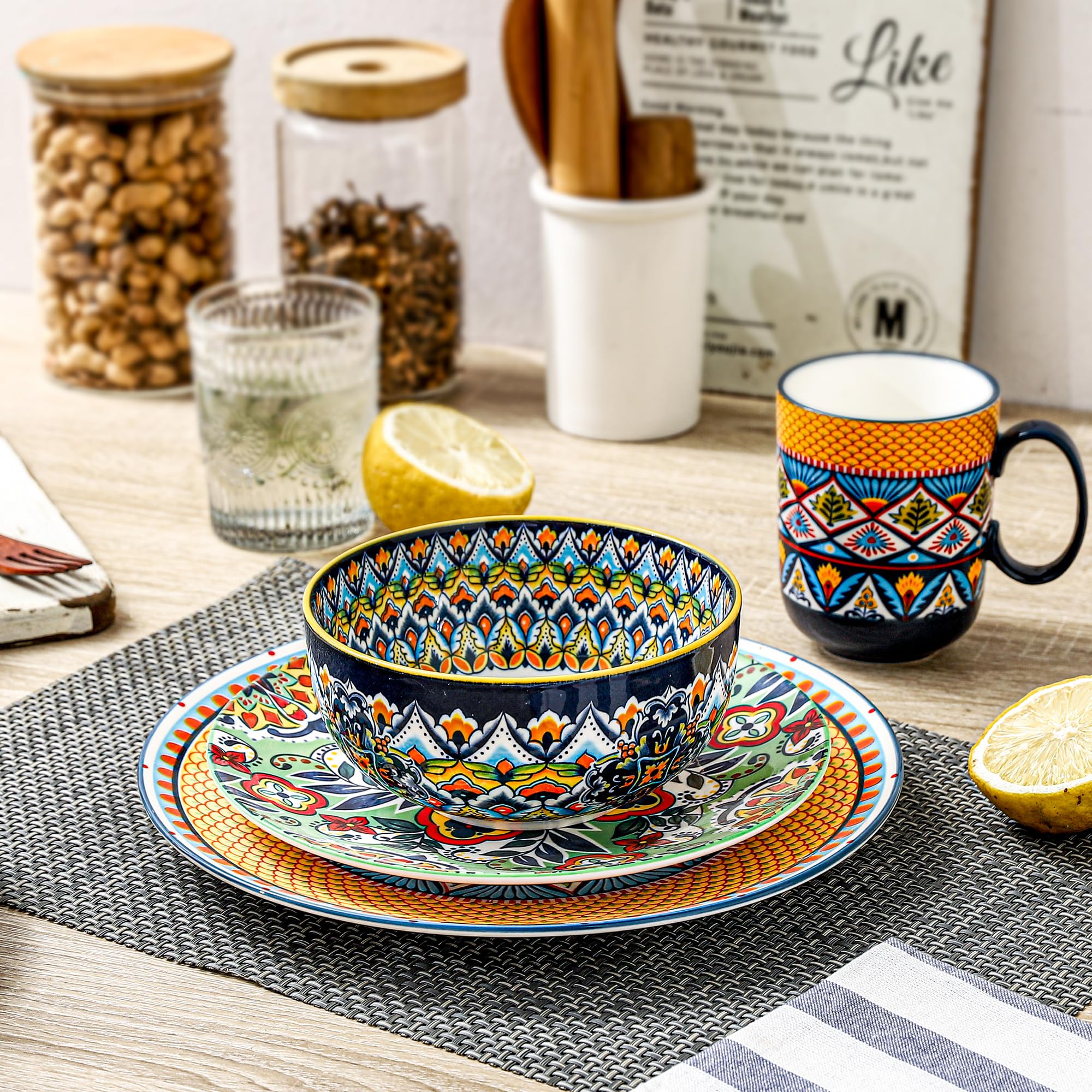 HENXFEN LEAD bowls with easy-clean glaze for quick cleaning