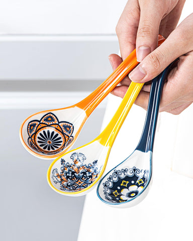HENXFEN LEAD gift set, boho spoons for cozy meals.