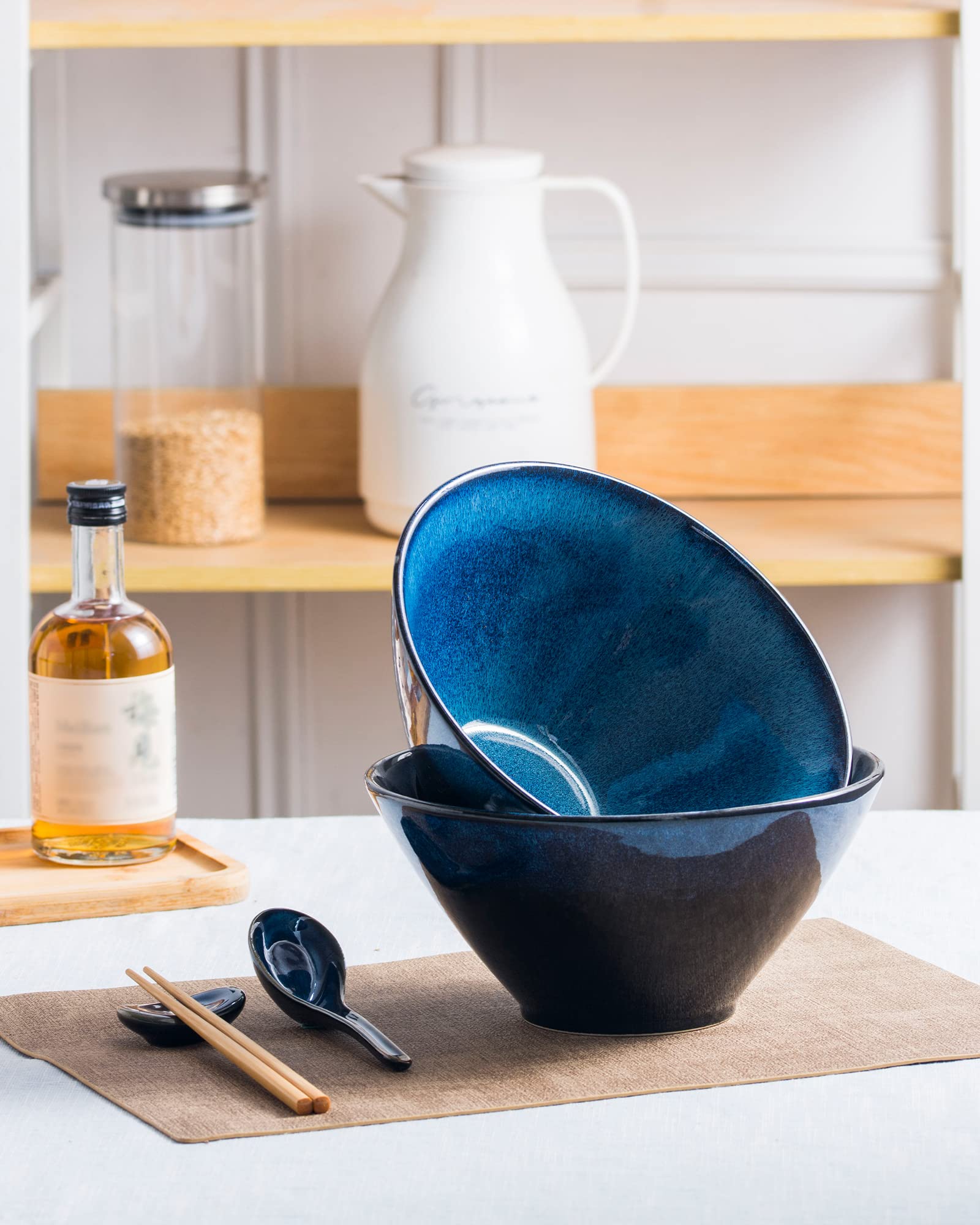 HENXFEN LEAD reactive glaze set makes a stylish gift.