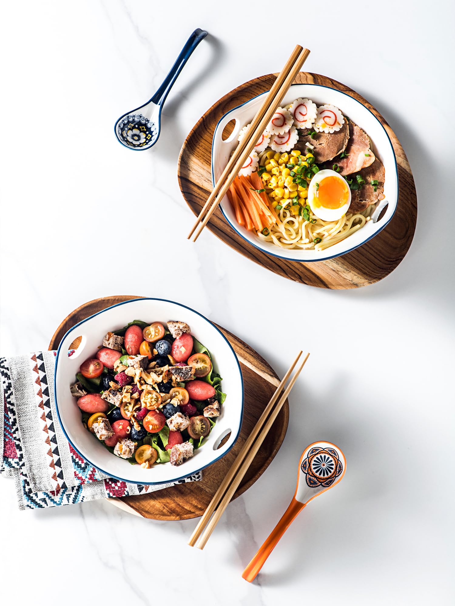 HENXFEN LEAD bowls are microwave and dishwasher safe for daily convenience.