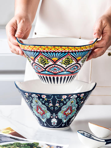 HENXFEN LEAD ramen bowls stacked demonstrate versatile capacity for pho, udon, and soups.