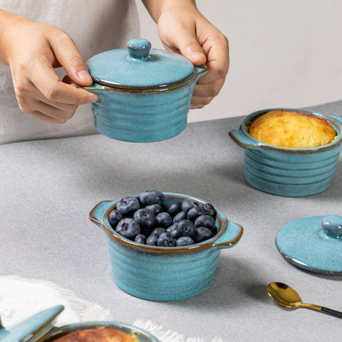 HENXFEN LEAD ramekins transition easily from oven to table for guests