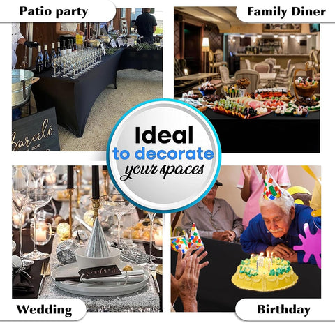 Heochy wash-and-dry compatible tablecloth simplifies hosting prep