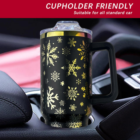 Heqianco cup holder-friendly design fits most vehicles.