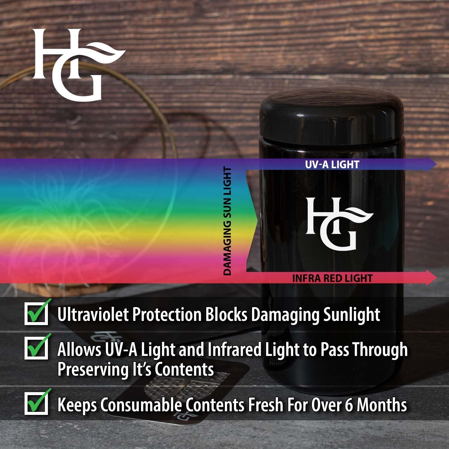 Herb Guard travel storage kit keeps contents fresh on the go.