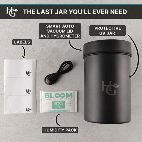 Herb Guard vacuum-seal close-up emphasizes airtight storage.