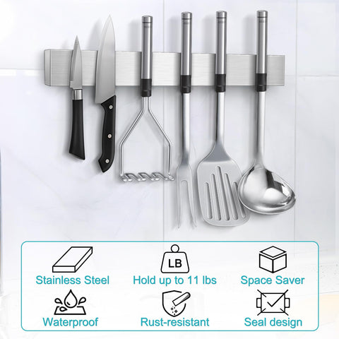 HEREOF easy-clean knife strip with smooth surface for quick maintenance