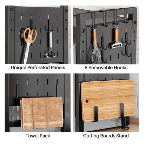 HERJOY microwave stand assembly tools included simplify setup