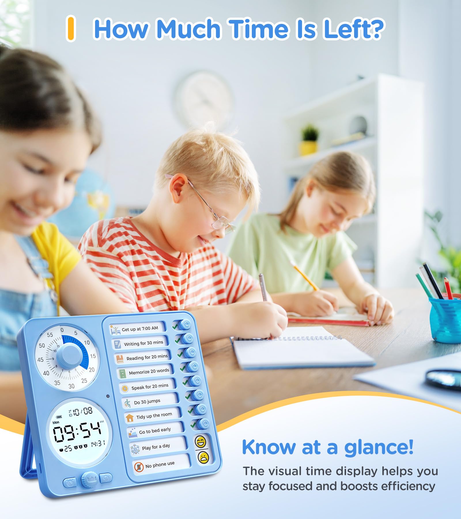 Herloreen chore chart board supports organized home and classroom schedules