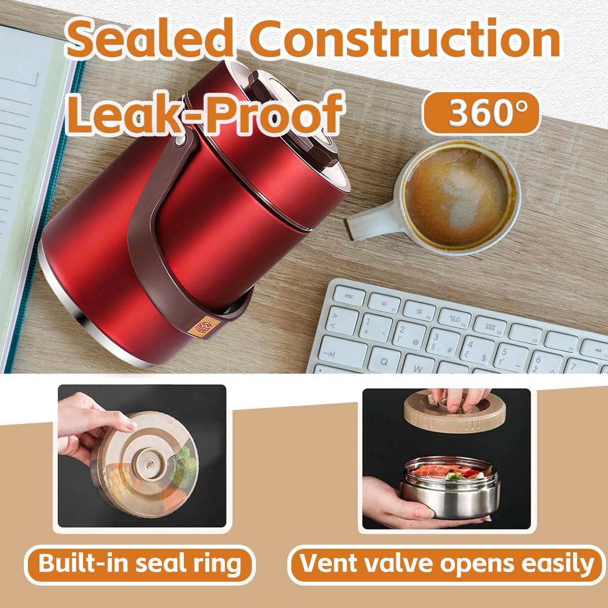 Durable 304 stainless steel construction highlights long-lasting performance.