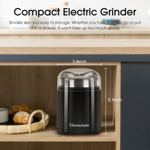 Compact Hermolante design fits small countertops and kitchens.