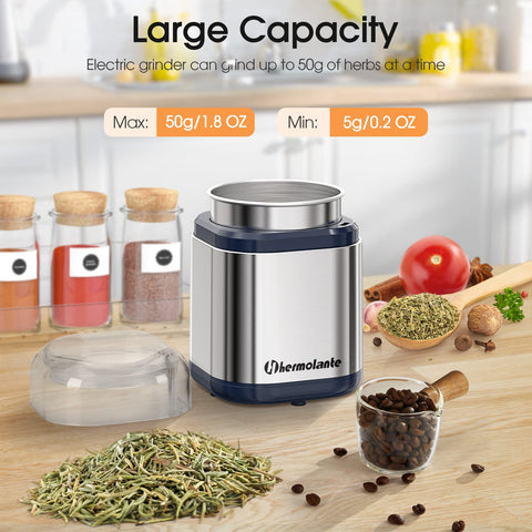 Hermolante compact size 5.11in fits kitchens and travel.