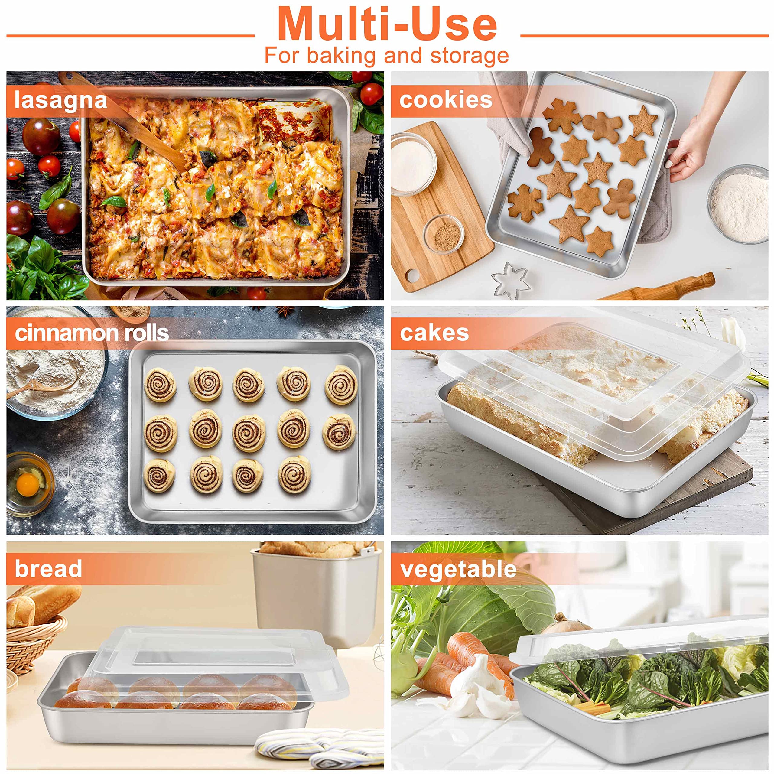 Herogo storage-friendly pan, perfect for fridge and picnic use