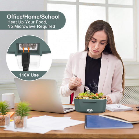 Herrfilk electric lunch box 1-5L container emphasizes stainless steel interior