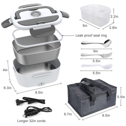 Herrfilk stainless inner container preserves flavor during reheating.