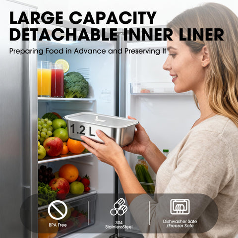 Detachable Herrfilk lunchbox parts are dishwasher-safe for easy cleaning