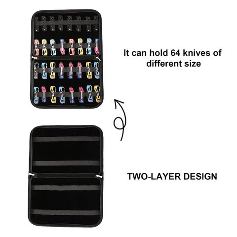 HERSENT portable knife storage bag ready for camping or travel.