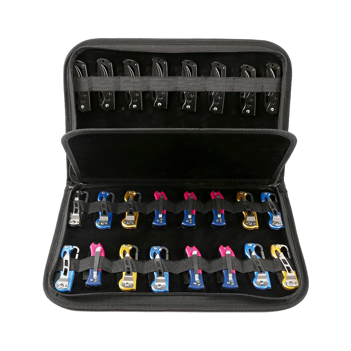 HERSENT knife display case with 32 slots keeps your collection organized and accessible.