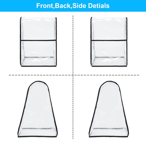HERSENT waterproof PEVA surface shields against moisture and vapor.