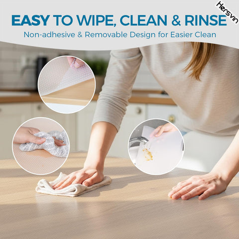 Hersvin shelf liner fridge protection shields shelves from spills.