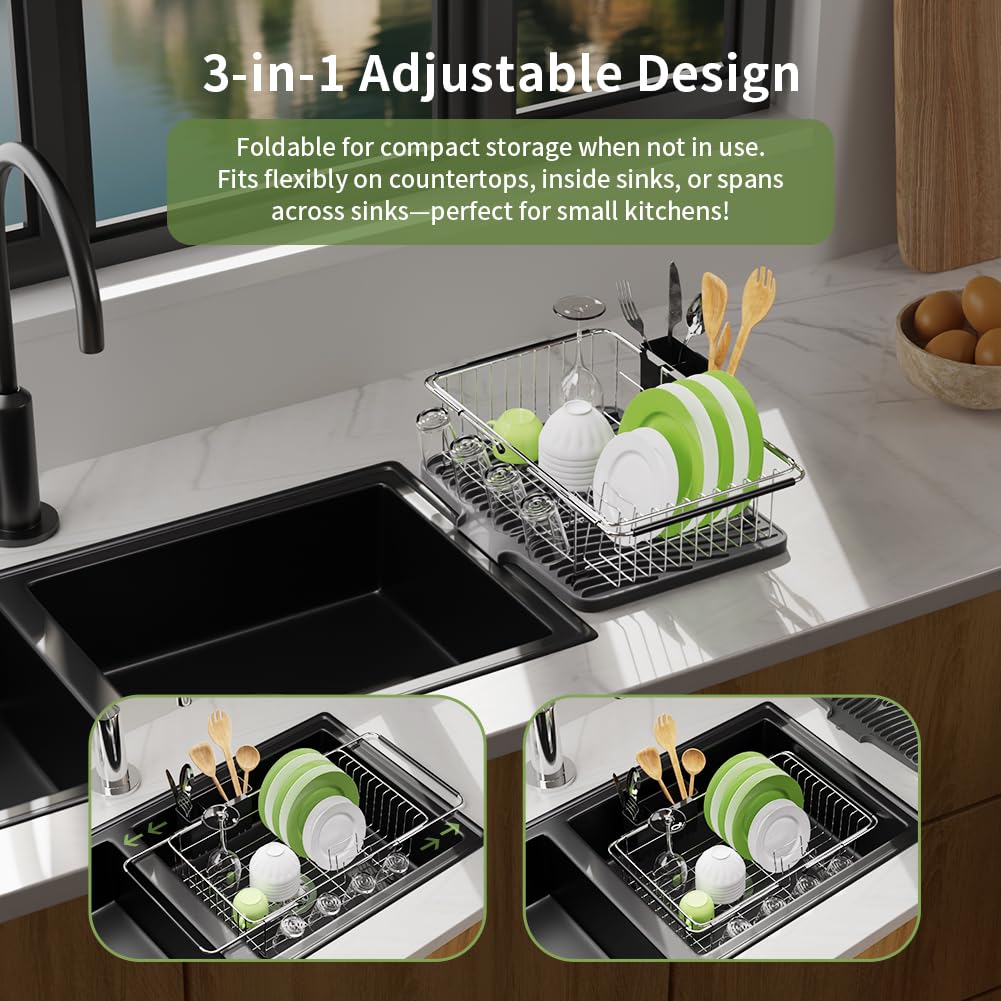 Includes a dedicated utensil rack for organized daily use.
