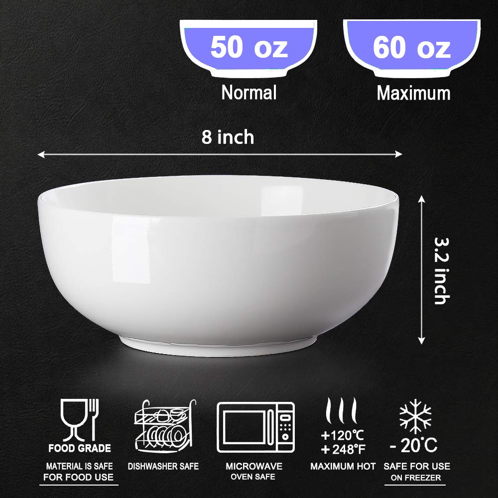 Hesen pho and ramen bowls showcase 8-inch porcelain design