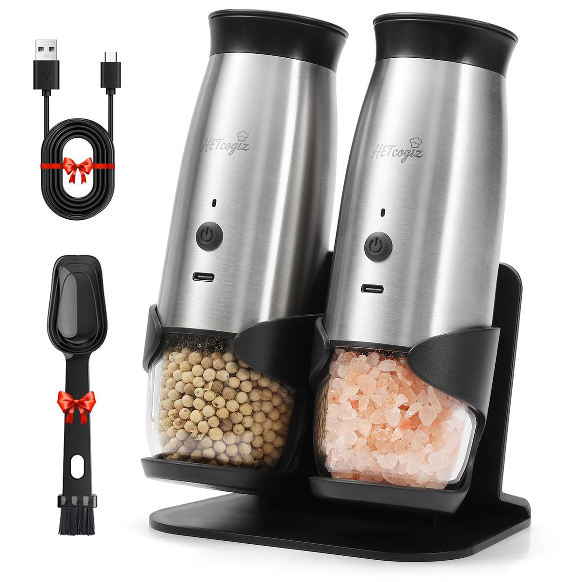 HETcogiz electric grinder base with safety features and anti-collision design