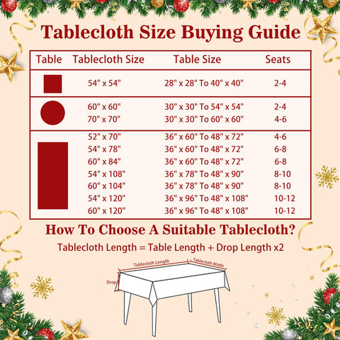Hexagram tablecloth ideal for indoor dining and outdoor winter gatherings.