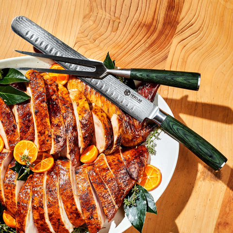 HexClad hand-wash only care extends blade life and keeps polish.