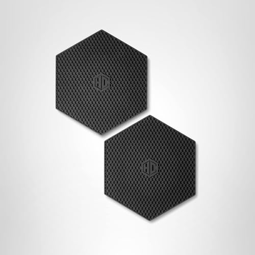 HexClad hexagon silicone trivet storage laid flat for easy kitchen organization