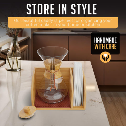 HEXNUB compatibility with Chemex, Bodum, and Cosori carafes supports versatile brewing.