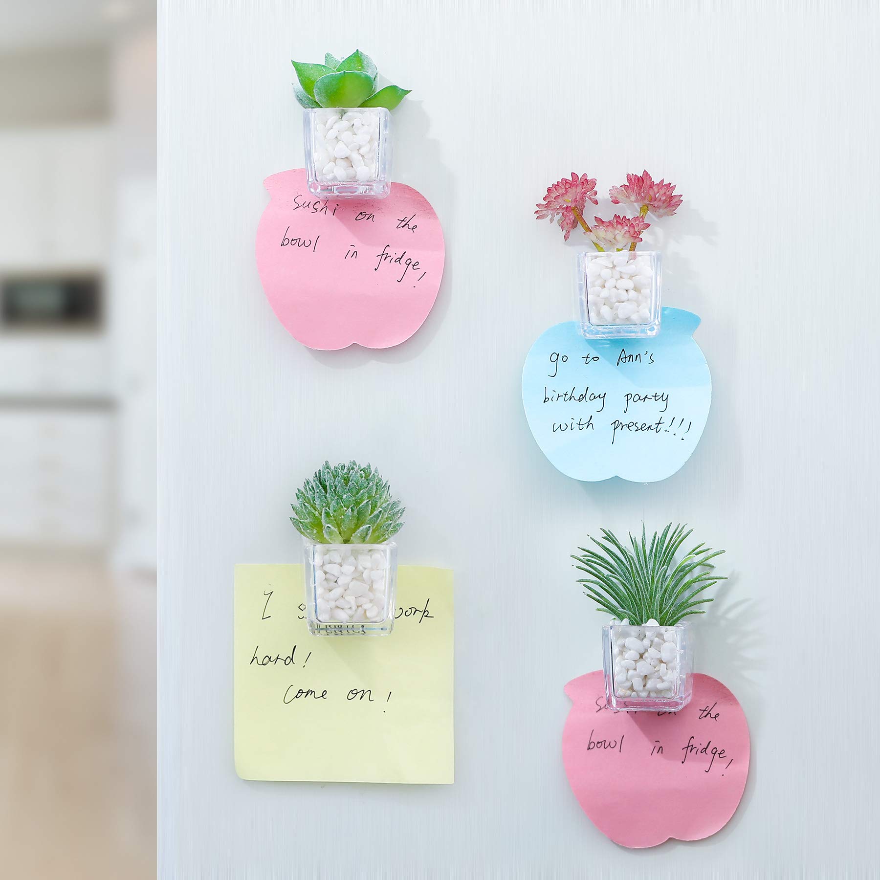 HEY FOLY 3D plant magnet sticks to metal surfaces without slipping.