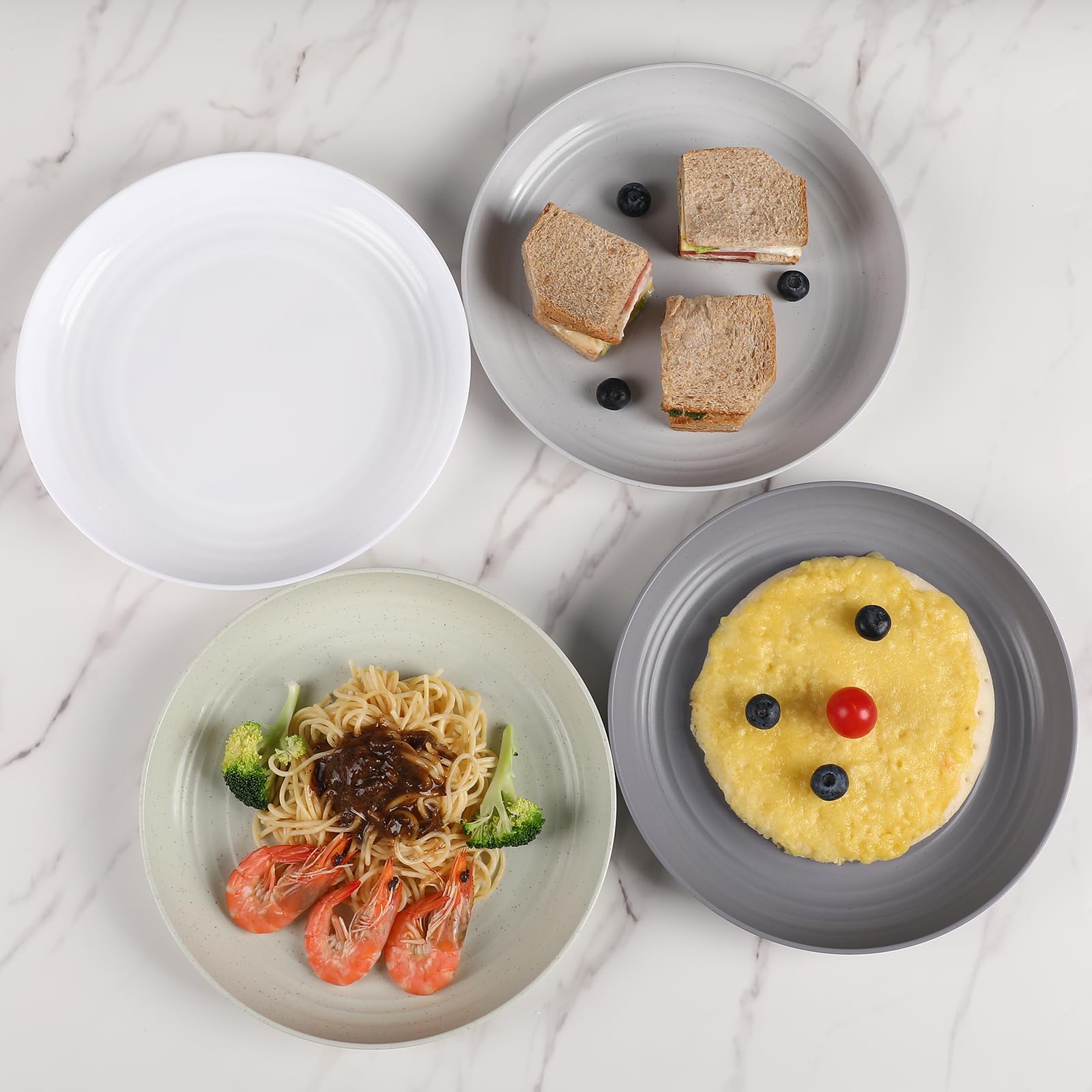 HEYCOME smooth-edge thickened plate combines elegant look with durability.