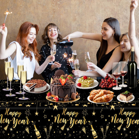 HEYPRIIL festive pattern complements New Year decor theme.