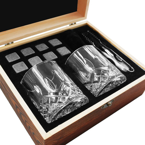 HEYPUB two bourbon glasses set offers a stylish, safe vessel for enjoying whiskey.