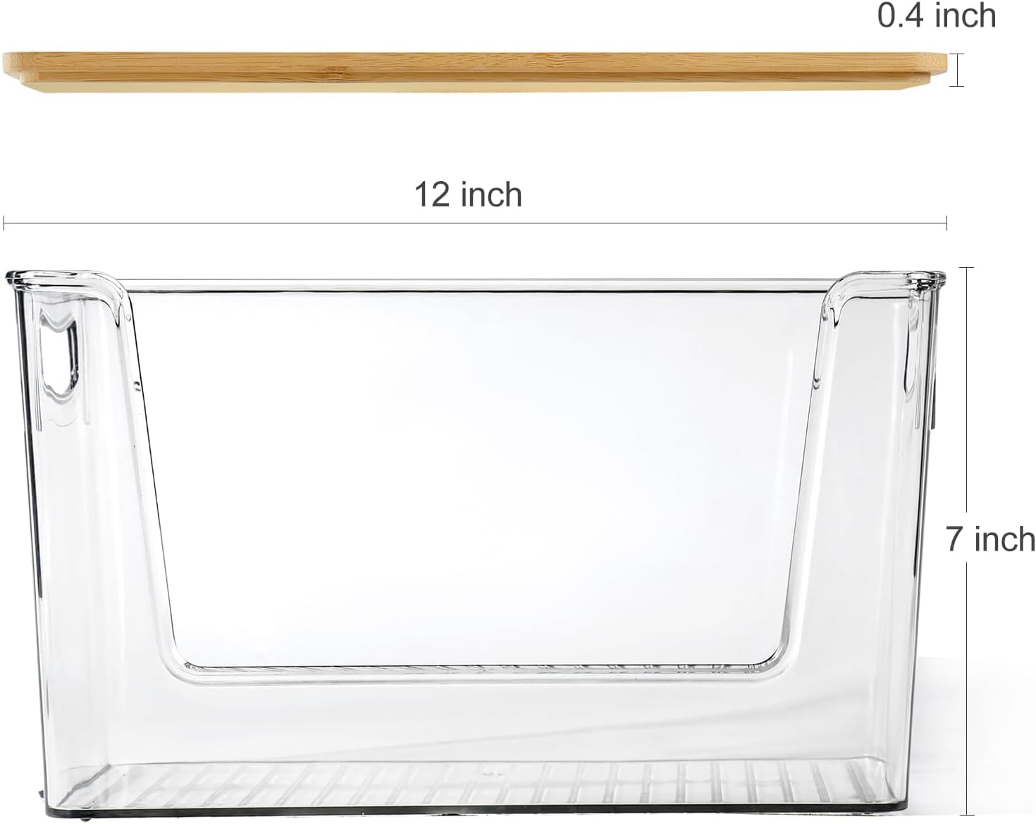 Heyuzb bamboo lid closeup showing natural, food-safe surface