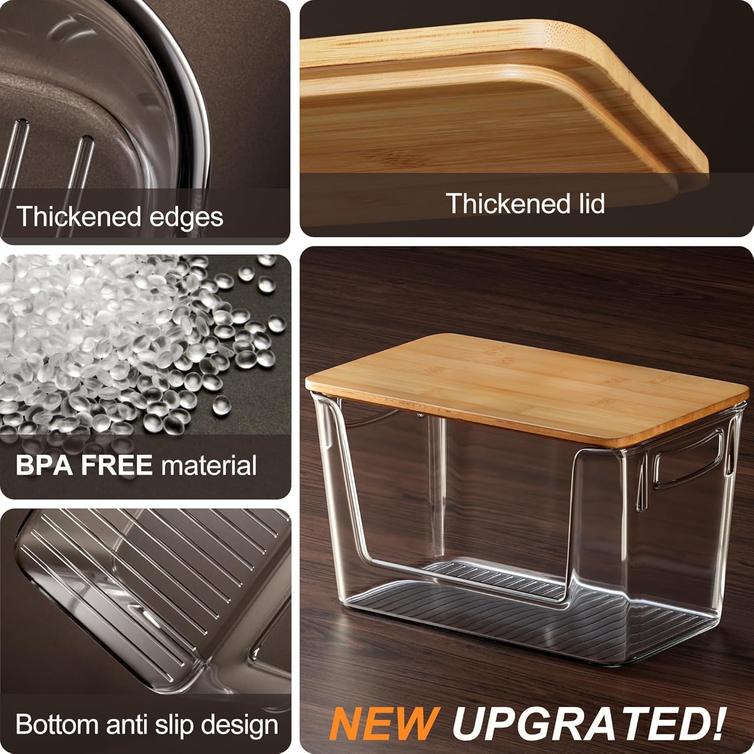 Heyuzb open-front design enables quick item retrieval from the bin