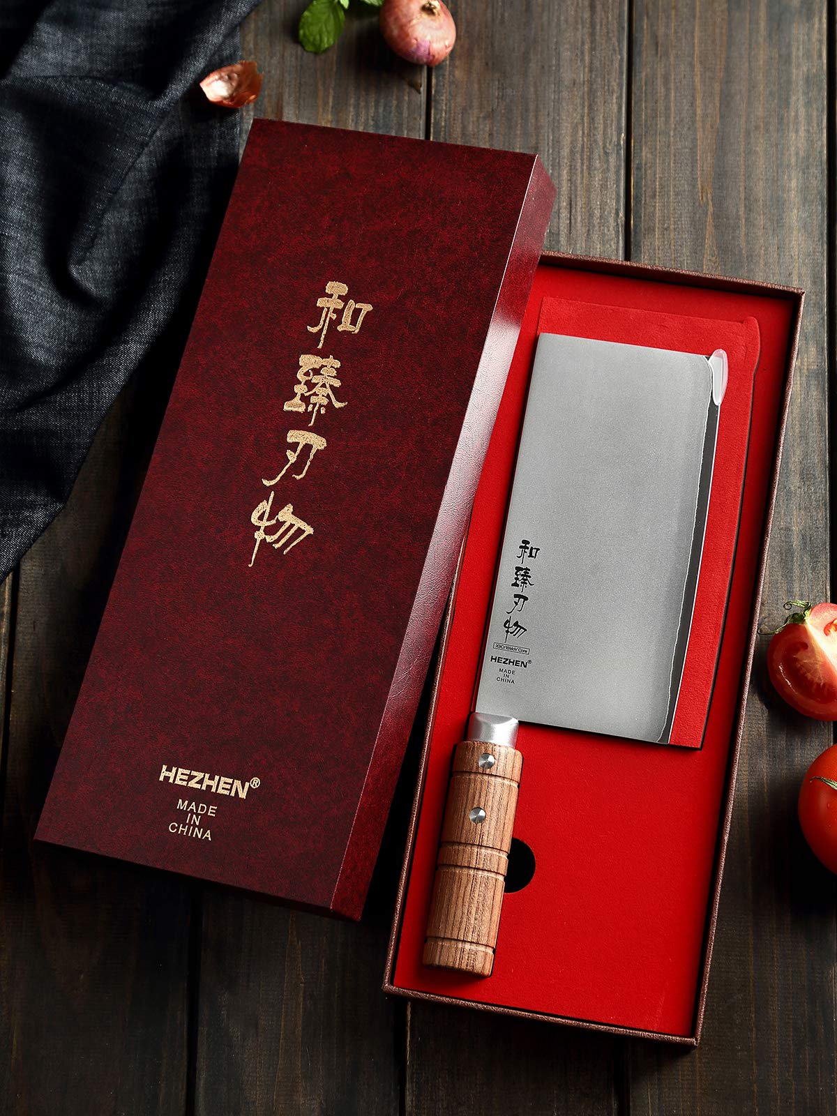 HEZHEN vacuum-heat treatment close-up signals hardened edge durability.