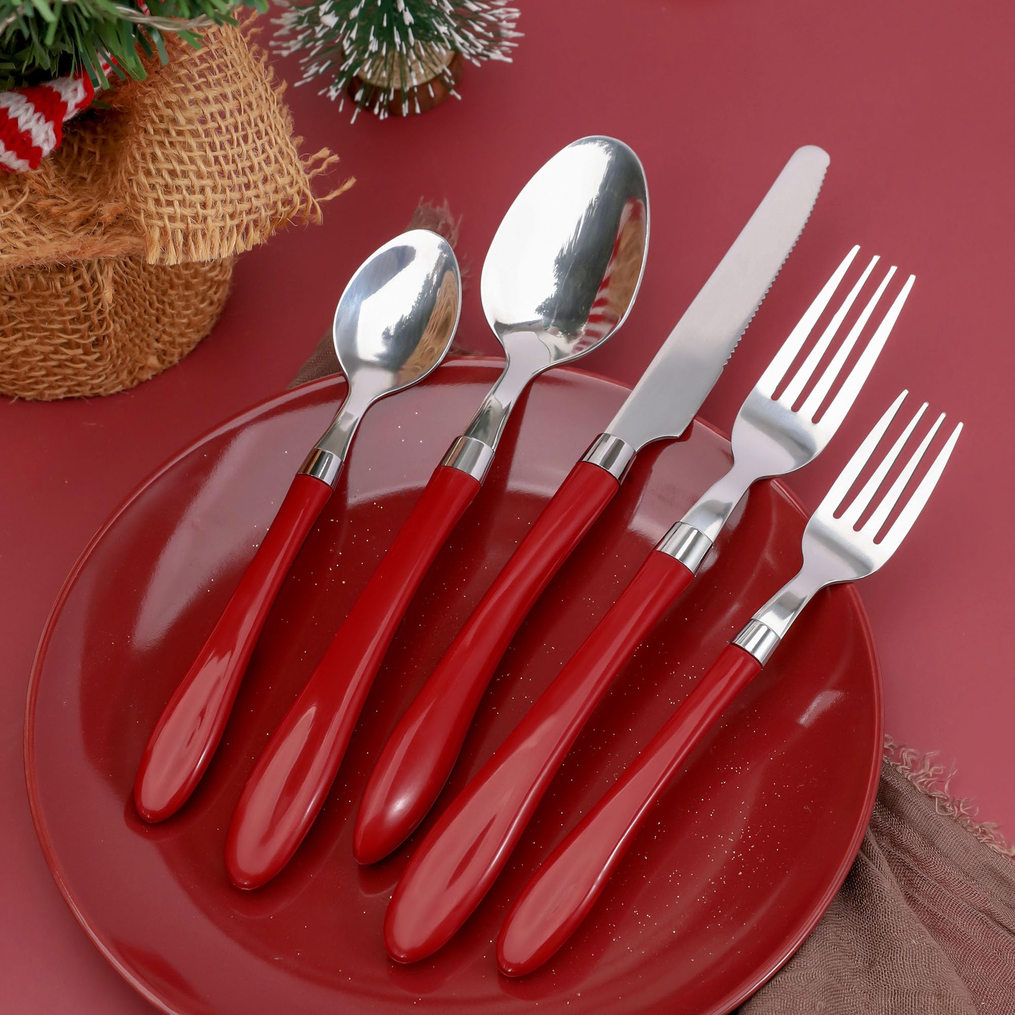 HF HOFTEN flatware on table ideal for dinner parties.