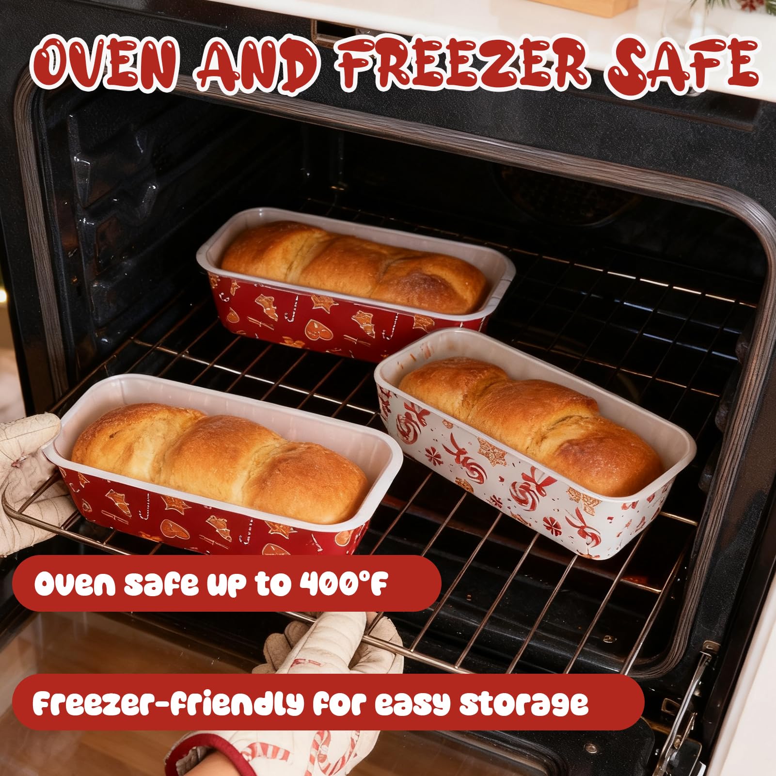 HFYZZ 7x3.34x2 inch loaf pan for mini loaves.